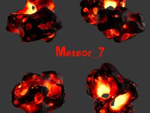 lava asteroid 3D Model