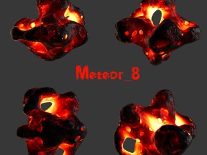 lava asteroid 3D Model