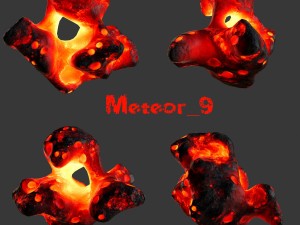 lava asteroid 3D Model