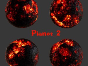 lava asteroid 3D Model