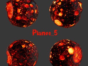 lava asteroid 3D Model
