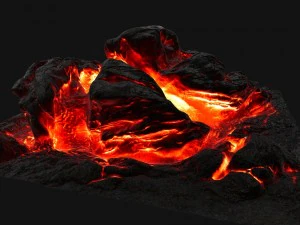 rocha de lava Modelo 3D