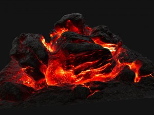 lava rock Modelo 3D