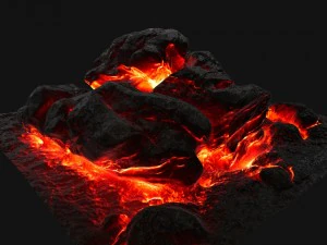 rocha de lava Modelo 3D