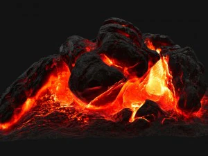 rocha de lava Modelo 3D