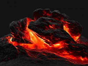 rocha de lava Modelo 3D