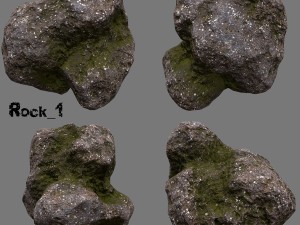 rock set1 3D मॉडल
