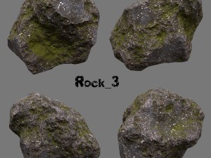 rock set1 3D मॉडल