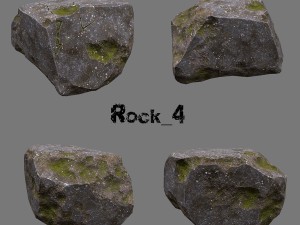 rock set1 3D मॉडल