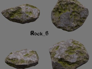 rock set1 3D मॉडल
