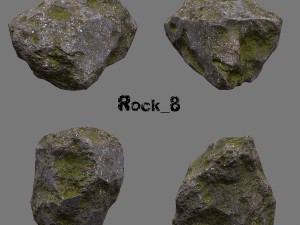 rock set1 3D मॉडल