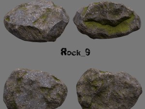 rock set1 3D मॉडल