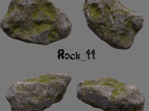 rock set1 3D मॉडल