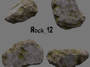rock set1 3D मॉडल