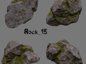 rock set1 3D मॉडल