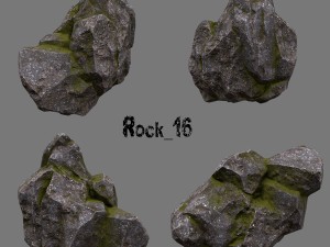 rock set1 3D मॉडल