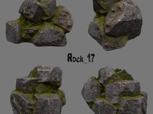 rock set1 3D मॉडल