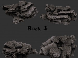 rocks set2 3D 모델