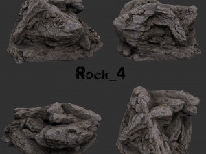rocks set2 3D 모델