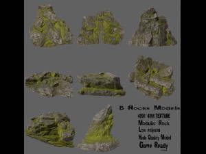 rocks5 Modello 3D