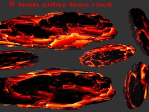 lava rocks3 3D Model