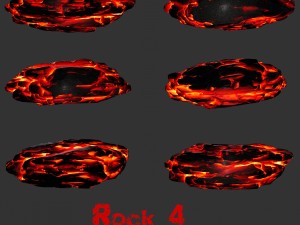 lava rocks3 Model 3D