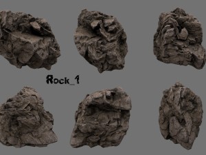 rocks3 Modèle 3D