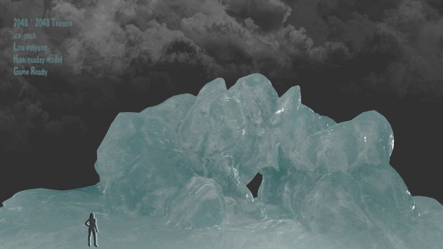 ice 3D Model .c4d .max .obj .3ds .fbx .stl .blend 