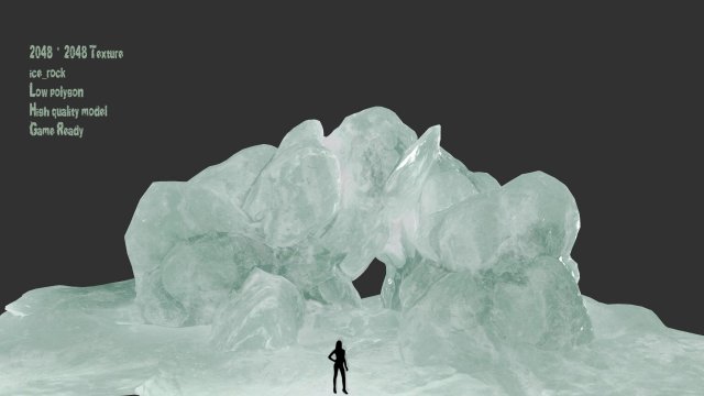ice cave 2 3D Model .c4d .max .obj .3ds .fbx .stl .blend 