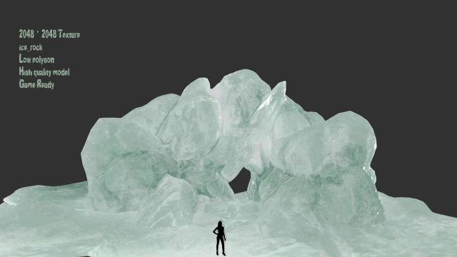 ice cave 2 3D Model .c4d .max .obj .3ds .fbx .stl .blend 