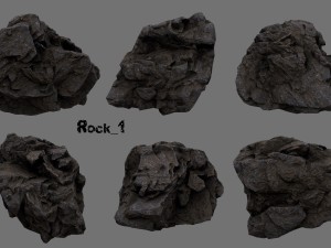 rocks3 3Dモデル