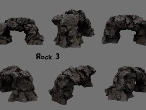 rocks3 3Dモデル