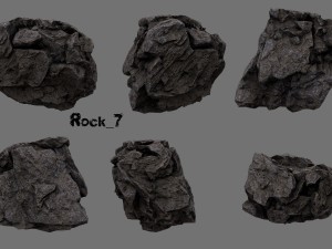 rocks3 3Dモデル
