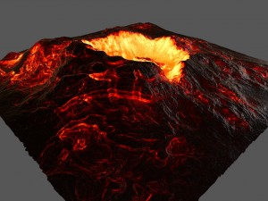 volkano 3D 模型