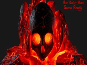 rocha do cr&acirc;nio Modelo 3D