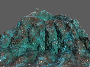 beach rock Modello 3D