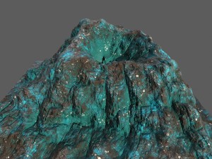beach rock Modello 3D