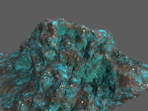 beach rock Modello 3D