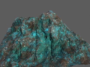 beach rock Modello 3D