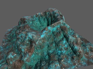 beach rock Modello 3D