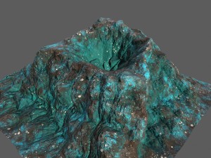 beach rock Modello 3D