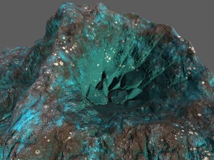 beach rock Modello 3D