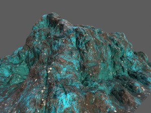 beach rock Modello 3D