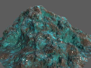 beach rock Modello 3D