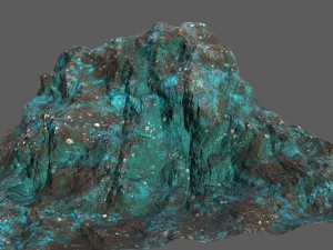 beach rock Modello 3D
