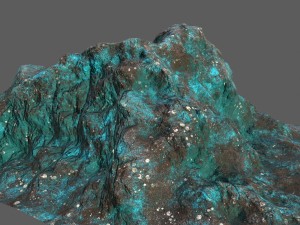 beach rock Modello 3D