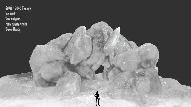 ice 1 3D Model .c4d .max .obj .3ds .fbx .stl .blend 