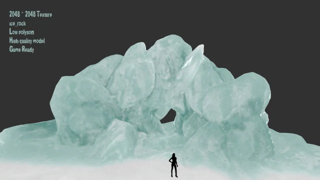 ice 3 3D Model .c4d .max .obj .3ds .fbx .stl .blend 