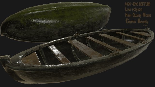 boat Modello 3D .c4d .max .obj .3ds .fbx .stl .blend