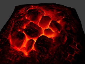 lava rock 3D मॉडल